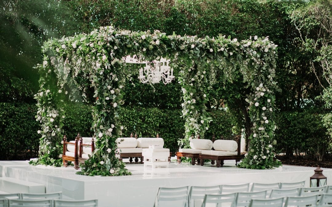 Courtyard Ceremony Enchanted Garden 1