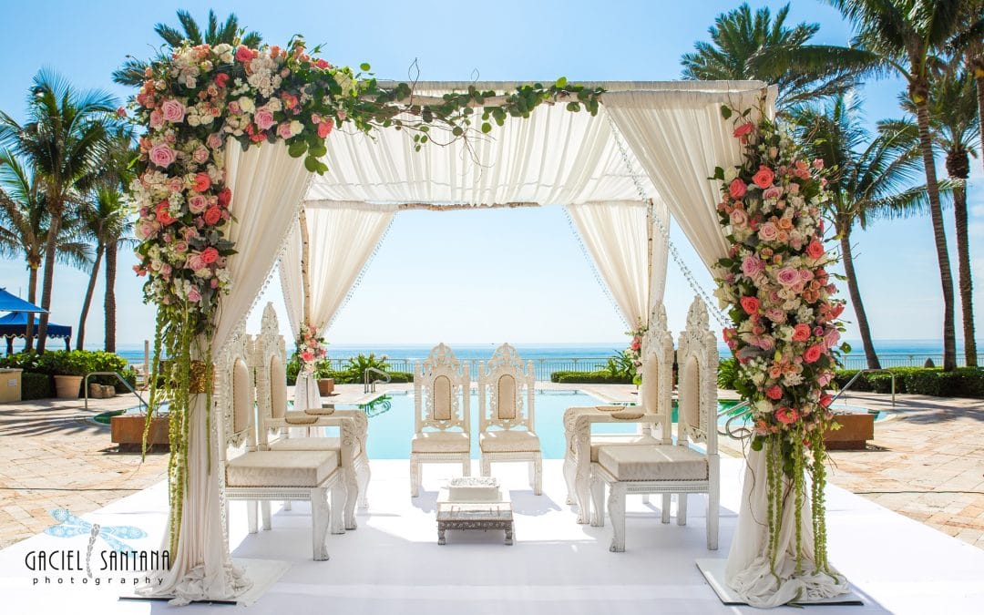 Radiant Ceremony Modern Rustic 1 South Asian Indian Wedding Decor Design Suhaag Garden Florida