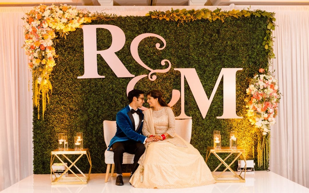 RusticRomance Reception Modern Rustic 1 South Asian Indian Wedding Decor Design Suhaag Garden Florida